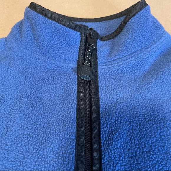 VTG Northern Getaway Children's Fleece Zip Up Vest With Pockets Blue Size Large - Picture 4 of 8